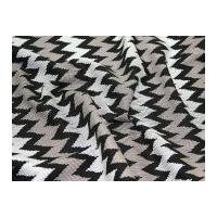 Camelot Fabrics The Design Studio Pinstripe Chevron Quilting Fabric Grey