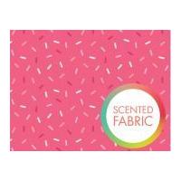 Camelot Fabrics Scented Quilting Fabric Pink Sugar