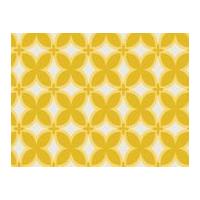 Camelot Fabrics Rise & Shine Trellis Poplin Quilting Fabric Mustard