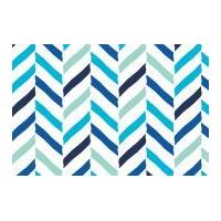 Camelot Fabrics Singin' the Blues Herringbone Poplin Quilting Fabric White