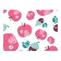 Camelot Fabrics Fairyville Apple Houses Quilting Fabric