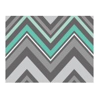 camelot fabrics mint condition chevron quilting fabric grey