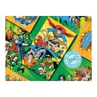 Camelot Fabrics DC Comics Originals Comic Book Covers Quilting Fabric Green