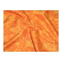 Camelot Fabrics Mint To Be Floral Damask Quilting Fabric Orange