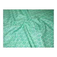 Camelot Fabrics Mint To Be Herringbone Ogee Quilting Fabric Mint