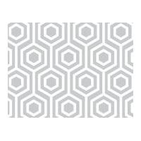 Camelot Fabrics Mint Condition Hexagons Quilting Fabric Light Grey