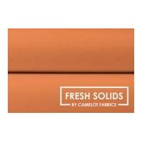 Camelot Fabrics Fresh Solids Poplin Quilting Fabric Orange Soda
