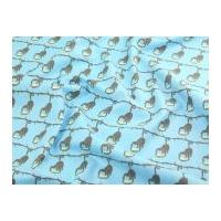 Camelot Fabrics The Imaginarium Monkeys Quilting Fabric Turquoise