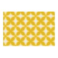 Camelot Fabrics Rise & Shine Trellis Poplin Quilting Fabric Mustard