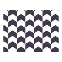 Camelot Fabrics Kate Chevron Poplin Quilting Fabric Indigo