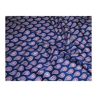 Camelot Fabrics Paisley Please Solid Paisley Quilting Fabric Navy