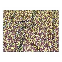 Camelot Fabrics Whoo's Cute Acorns Leaves Quilting Fabric Brown