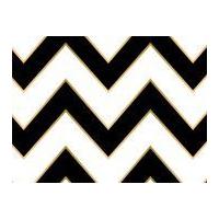 Camelot Fabrics Nightfall Chevron Poplin Quilting Fabric Black