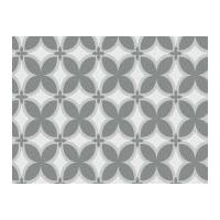 camelot fabrics rise shine trellis poplin quilting fabric grey