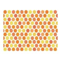 Camelot Fabrics Let\'s Go Polka Dots Poplin Quilting Fabric Orange