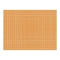 Camelot Fabrics Playground Tonal Grid Quilting Fabric Orange