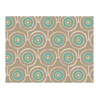 Camelot Fabrics Playground The Wheels Go Round Quilting Fabric Taupe