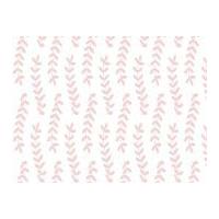 Camelot Fabrics Love Letters Ditsy Twig Poplin Quilting Fabric White