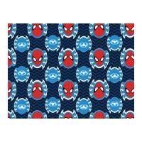 Camelot Fabrics Marvel Spider Man Spiders Poplin Quilting Fabric