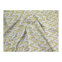 Camelot Fabrics The Design Studio Fretwork Quilting Fabric Yellow & Grey