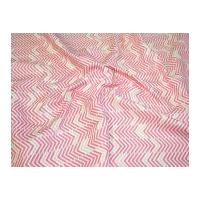 Camelot Fabrics Penelope Amor Chevron Quilting Fabric Pink