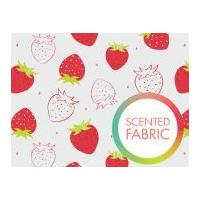 Camelot Fabrics Scented Quilting Fabric Strawberry Strawberry