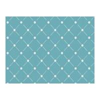 camelot fabrics rise shine lattice poplin quilting fabric teal