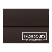 Camelot Fabrics Fresh Solids Poplin Quilting Fabric Dark Chocolate