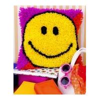 Caron Natura Latch Hook Rug Kit Smiley Face