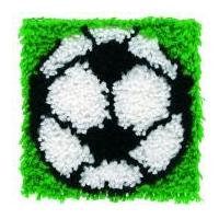 caron krafty kids latch hook rug making kit football