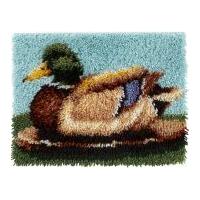 Caron WonderArt Latch Hook Rug Kit Duck