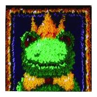 Caron WonderArt Latch Hook Rug Kit Frog Prince
