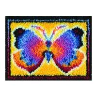 Caron WonderArt Latch Hook Rug Kit Butterfly Fantasy