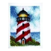 caron wonderart latch hook rug kit sailors beacon