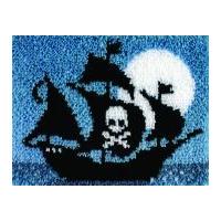 Caron WonderArt Latch Hook Rug Kit Pirate Ship