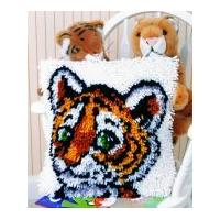 Caron WonderArt Latch Hook Rug Kit Tiger Cub