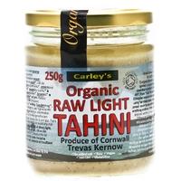 carleys organic raw light tahini 250g