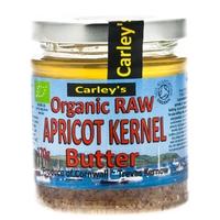 carleys organic raw apricot kernel butter 170g