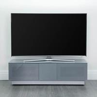Castle LCD TV Stand Large In Grey With Glass Door