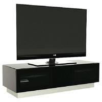 Castle LCD TV Stand Large In Black With Glass Door