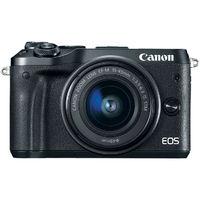 Canon EOS M6 Mirrorless Digital Camera with EF-M 15-45mm camera Kit - Black