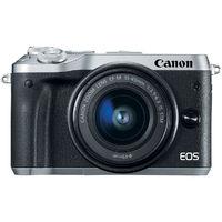 Canon EOS M6 Mirrorless Digital Camera with EF-M 15-45mm camera Kit - Silver