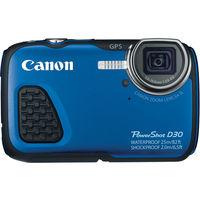 Canon Powershot D30 Digital Cameras - Blue