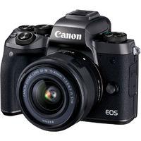 Canon EOS M5 Kit with EF-M 15-45mm Mirrorless Digital Camera - Black