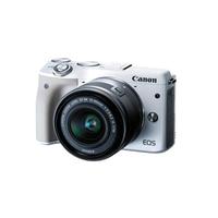 Canon EOS M3 Kit with EF-M 15-45mm Digital Mirrorless Camera - White