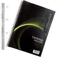 Cambridge Recycled A4 Wirebound Notebook 100 Pages