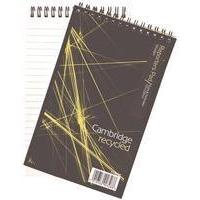 Cambridge Recycled Wirebound Notebook 125x200mm Perforated