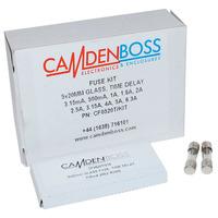 CamdenBoss CF0520T/KIT 5x20mm Glass Time-Delay Fuse Kit (Pack 100)