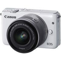 Canon EOS M10 with EF-M 15-45mm f/3.5-6.3 IS STM and EF-M 55-200mm f/4.5-6.3 IS STM Mirrorless Digital Camera Kit - White