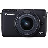 Canon EOS M10 Mirrorless Digital Camera with EF-M 15-45mm camera Kit - Black